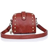 Women girl Bag, Gillberry Mini Bag Camera Bag Rivets Small Bag (Black)