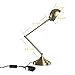 Sunllipe Swing Arm Desk Lamp 7W LED Energy-Efficient Architect Reading Lamp with Rotatable Head,Antique Brass Finish