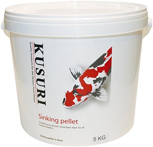 Kusuri Fish Sink End Feed 5 kg Jar Sinking Pellet 4 kg