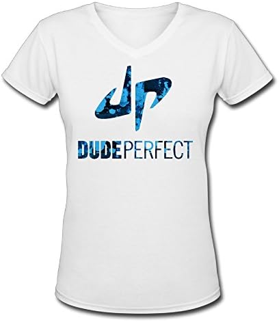 Mako62 Womens Play Game Word V-Neck T Shirts Medium White