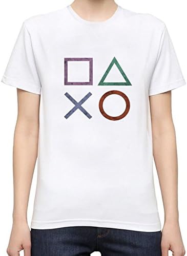 Mens PlayStation Vintage Icon Tee By Fangbai Liu XL White