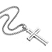 Molike Bible Verse Philippians 4:13 Stainless Steel Cross Pendant Necklace for Men Women, 20