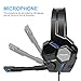 TECKNET USB Gaming Headset, Wired 7.1 Channel Surround Sound USB PC Computer Gaming Headset Over Ear Headphones with Microphone, Volume Control and LED Light