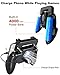 Phone Controller with 4000mAh Power Bank Cooling Fan for PUBG, Mobile Controller Phone Game Mobile Trigger Joystick L1R1 Gamepad Grip Remote for 4-6.5 Inch Android iOS 【2019 Version】thumb 2
