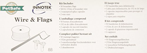 PetSafe Fence Wire and Flag Kit, Includes 50 boundary Flags and 500 ft of Wire, Expand your In-Ground Fence