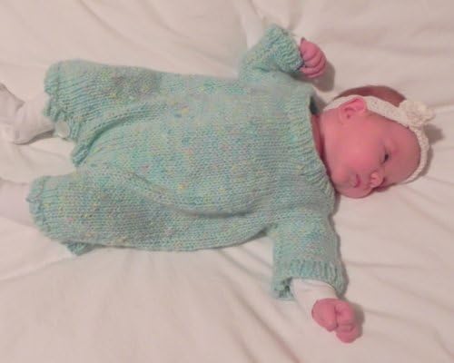 French Knit Baby Romper Knitting Pattern