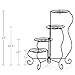 Worth 4-Tier Upgraded Heavy Duty Plant Stand & Flower Pot Holder Garden | Modern Indoor & Outdoor Home Décor | Weather Resistant (Black) Very Sturdy & Well Madethumb 4