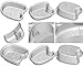 White Foot Tub Basin | Foot Soaking Tub for Soaking Feet, Sturdy Durable Plastic Water Spa and Foot Acupoint Massage, Getting The Dead/Old Skin Off Your Feet - Includes 100 Liners