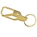 Woogwin Car Key Chain Keys Ring Business Gift for Men Women 2 Pieces Pack (2 pcs, gold)