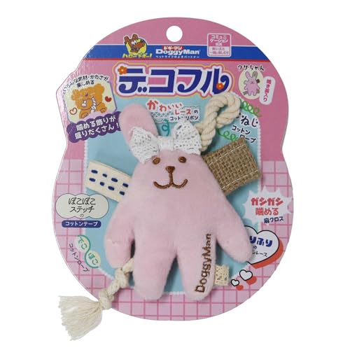 ドギーマン デコフル ウサちゃん 犬用おもちゃ ソフトタイプ