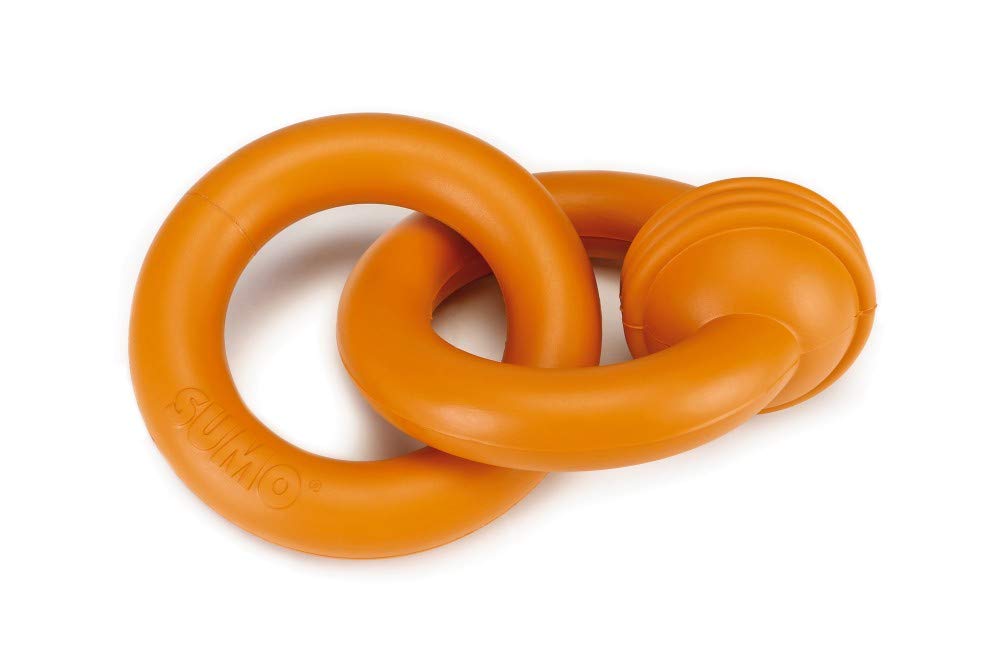 Beeztees Sumo Team Dog Toy, 24 x 15 x 7.5 cm, Orange