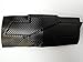 DownardWraps 4D HD Black Carbon Fiber Wrap Decals (overlays) You-Cut Chevy Emblem Cover from (2) 11