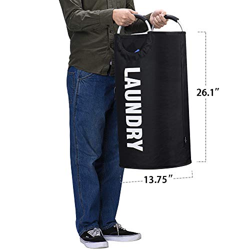 image for HOUSE DAY Large Laundry Basket Collapsible Fabric Laundry Hamper, Fold