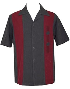 Mens Retro Camp Short-Sleeve Bowling Shirt DiVino