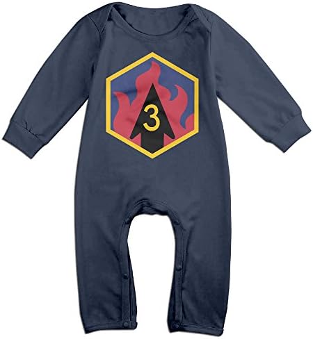 FJX4 Baby's Coverall 3rd Chemical Brigade SSI Bodysuits Navy 24 Months