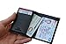 SERMAN BRANDS - RFID Blocking Leather Slim Wallet,Thin Minimalist Front Pocket Wallets For Men Credit Card Holder Carbon Fiber Pull Tab