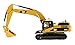 Caterpillar CAT 336D L Hydraulic Excavator with Operator 1/50 by Diecast Masters 85241