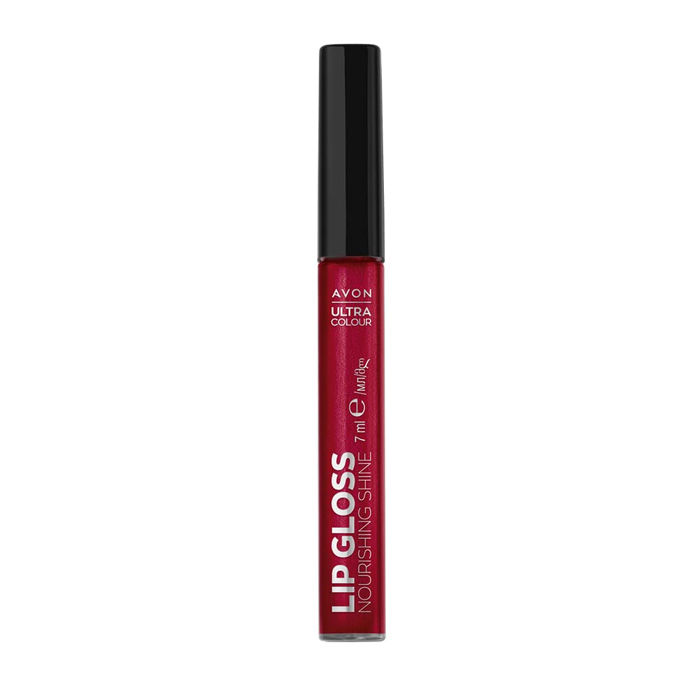 Avon Ultra Colour Lip Gloss Pomegranate Punch, with Nourishing Oils for a High Impact Shine, 7ml — image 1