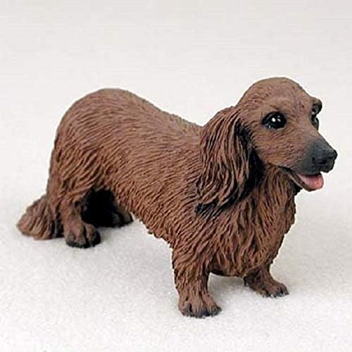 Amazon Com Dachshund Dog Figurine Longhair Red Home Kitchen