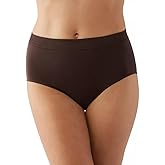 Wacoal Women's B-Smooth Seamless Full Coverage Brief Panty, 838175 Underwear, Purple Indigo, Medium