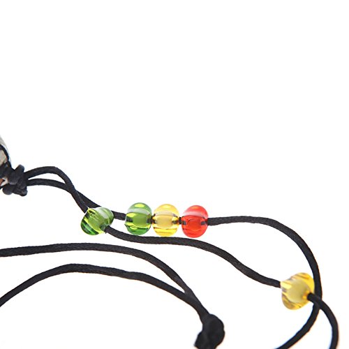 Ireav Mini Djembe Individuality Pendant Percussion Musical Instrument Necklace African Hand Drum Accessories Toy for Children