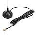 Suction Magnet Antenna (N Male Connector) Wideband 698~2700MHz Removable Indoor Antenna with 5ft RG174 Cable Universal for Cellphone Signal Booster/Cellular Repeater