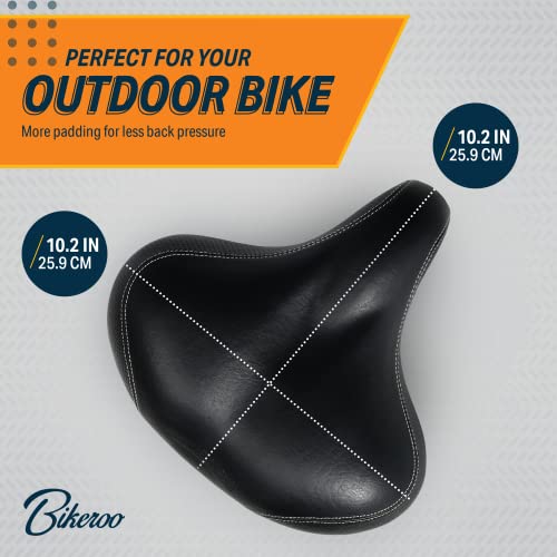 Bikeroo Extra Padded Bike Seat Comfortable Bike Seats for Men & Women