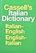 Cassell's Standard Italian Dictionary, Thumb-indexed