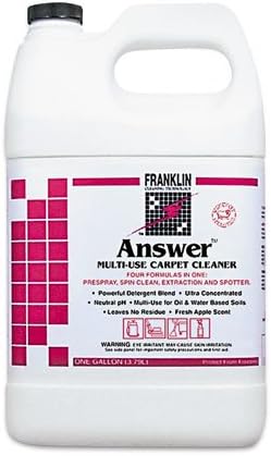 Franklin Cleaning Technology F380422 Answer #21 Multi-Use Carpet Cleaner, 1 Gallon (Pack of 4)