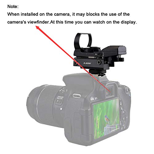 image for SVBONY Red and Green Dot Sight Reflex Sight Tactical 4 Reticles 5 Brig