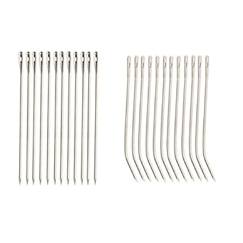 Buy Baoblae 2 Size Hair Sewing Braids Track Thread Threader Hook