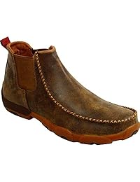 Twisted X Men's Driving Slip-On Moccasin Shoes Round Toe