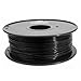 Gizmo Dorks 3D Printer Filament 2.85mm PLA, Neat Wind, Fits Most FDM 3D Printers, 1kg Spool (2.2lb), Black