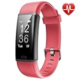 Lintelek Fitness Tracker, Customized Activity Tracker with Heart Rate Monitor, 14 Sports Modes Smart Watch IP67 Waterproof Pedometer for Men, Women and Kids