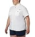 Columbia Women’s PFG Bahama Short Sleeve Shirt, White, Medium