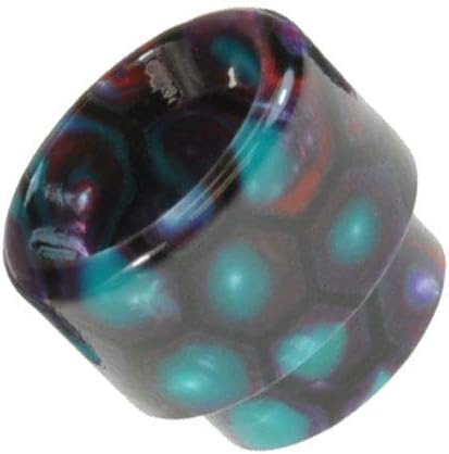 Armerah Honeycomb 810RL Ringless Drip Tip RDA eCig Tanks Short/Big Epoxy Resin Single Blue-Black
