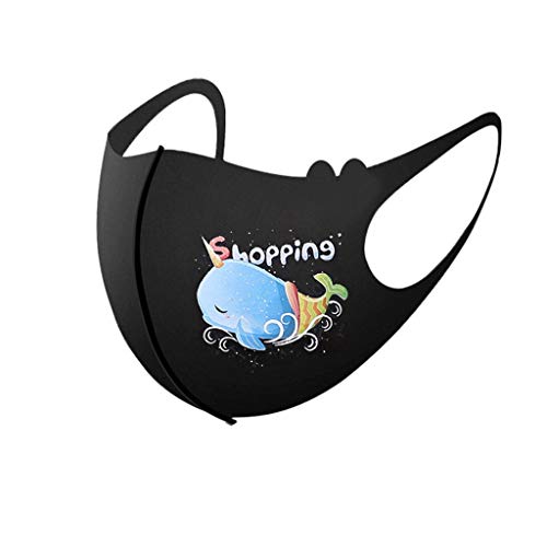 Child Kids Reusable Cartoon Print Breathable Safe Protection Stretch bandana,soft fresh face safe shield