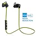 Mpow Seashell V4.1 Bluetooth Headphones, Wireless Sport Earbuds with Mic, APTX, CVC 6.0 Noise Cancellation, Sweatproof Earphones for Running, Gym, Workout
