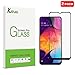 [2 Pack] KATIAN Compatibe Samsung Galaxy A30/A50 Screen Protector, HD Full Coverage Protector[Anti-Scratch] [No-Bubble], 9H Tempered Glass Film for Samsung Galaxy A30/A50 [Black]