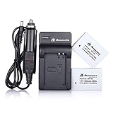 Powerextra 2 Pack Replacement Canon NB-10L Battery and Charger for Canon PowerShot G1 X, G3 X, G15, G16, SX40 HS, SX50 HS, SX60 HS Digital Camera