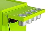 Viper Tool Storage V1SLG Power Shelf for Salon Cart, Lime