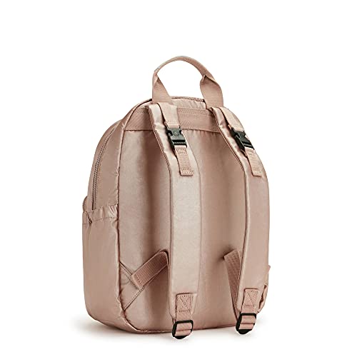 Kipling Maisie Metallic Diaper Backpack Rose Gold Metallic Pricepulse