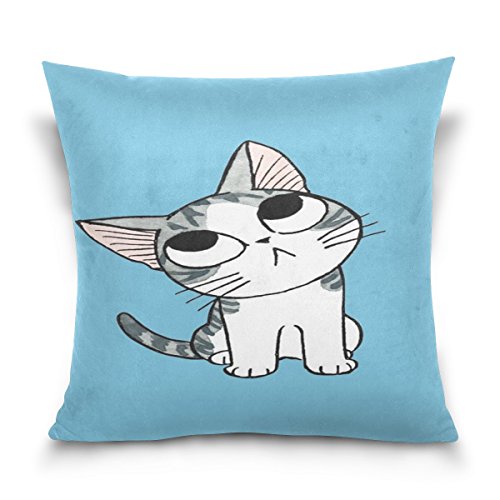Trolltech Creative Custom Cute Chi's Cat Series Pattern Decor Pillow Case 20" x 20" For Sofa