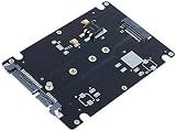Multibao M.2 NGFF to 2.5 Inch SATA Adapter Card B Key Enclosure 8mm view 9