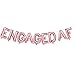 Engaged AF Balloons Rose Gold | Engaged AF Foil Letter Balloons Banner | Engagement Party Decorations Rose Gold | Engagement Party Supplies | 16inch