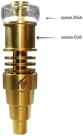 Titanium Hybrid Barrel 6-in-1 Male/ Female 10/14/18 (20 Gold)