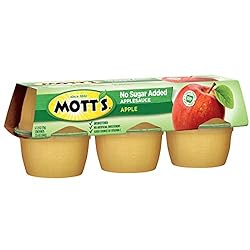 Mott's No Sugar Added Applesauce, 3.9 oz cups, 72