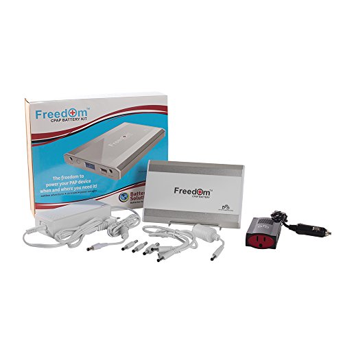 Freedom CPAP Battery Kit with 150W Sine Wave Power Inverter - Number 1 Most Advanced, Longest Lasting CPAP Battery