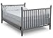 Serta Mid Century Modern Classic 5-in-1 Convertible Baby Crib, Grey