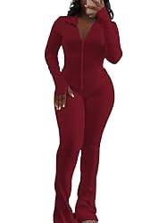 HBQ Women's 2 Piece Tracksuit Sets Long Sleeve Zip